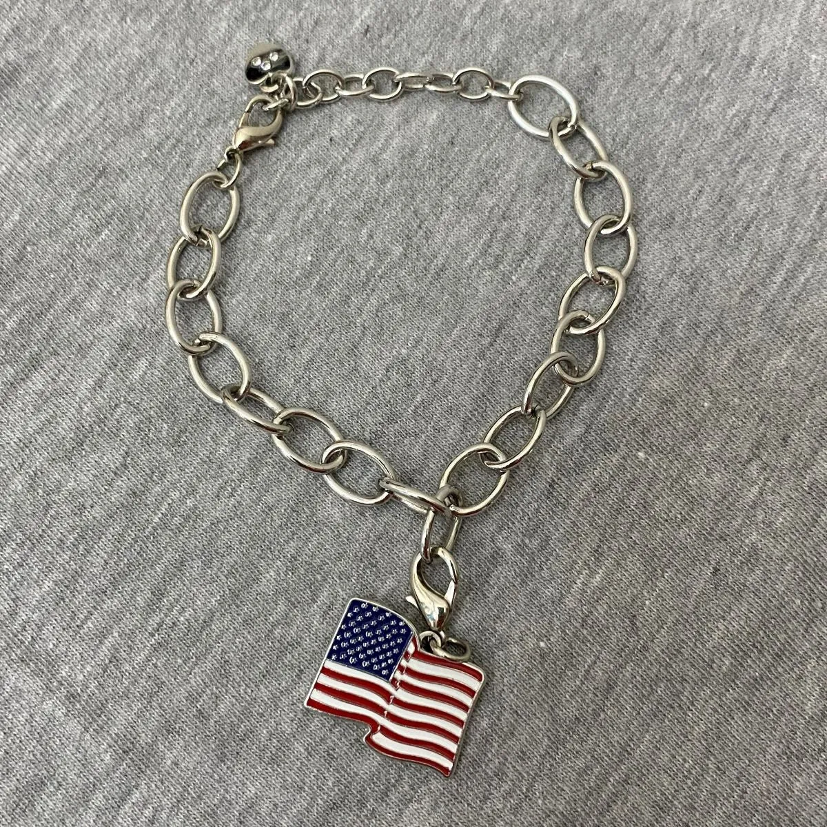 AHG Flag Charm Bracelet
