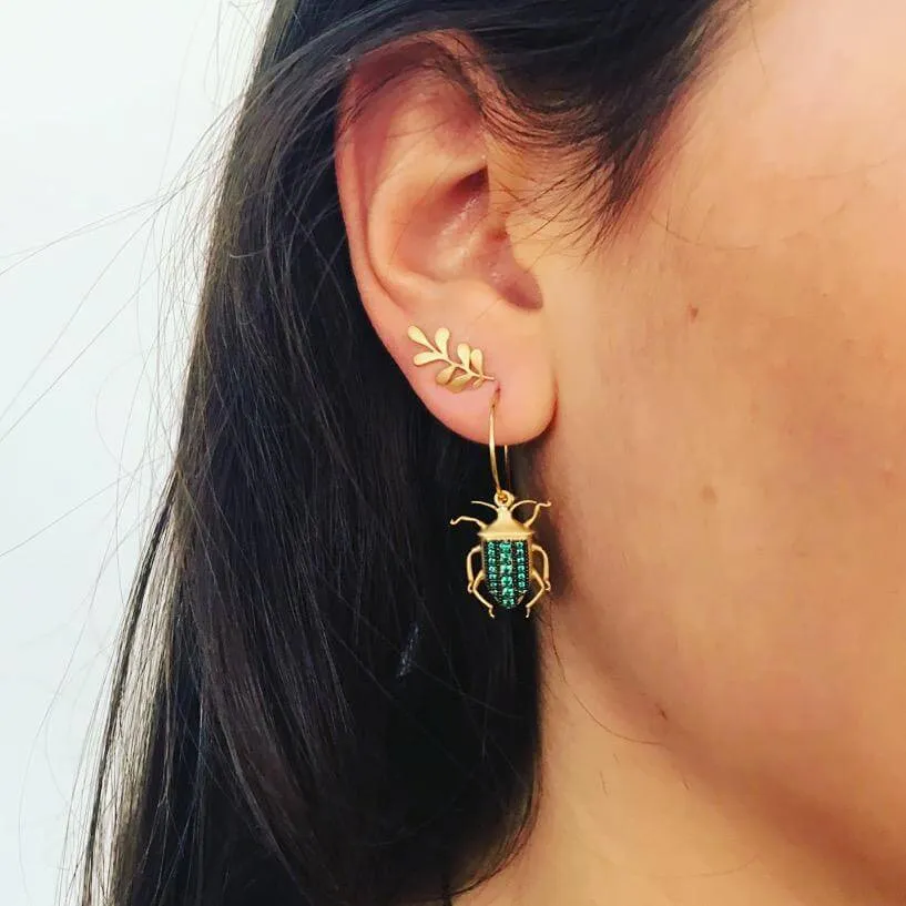 Beetle Mini Hoops Green