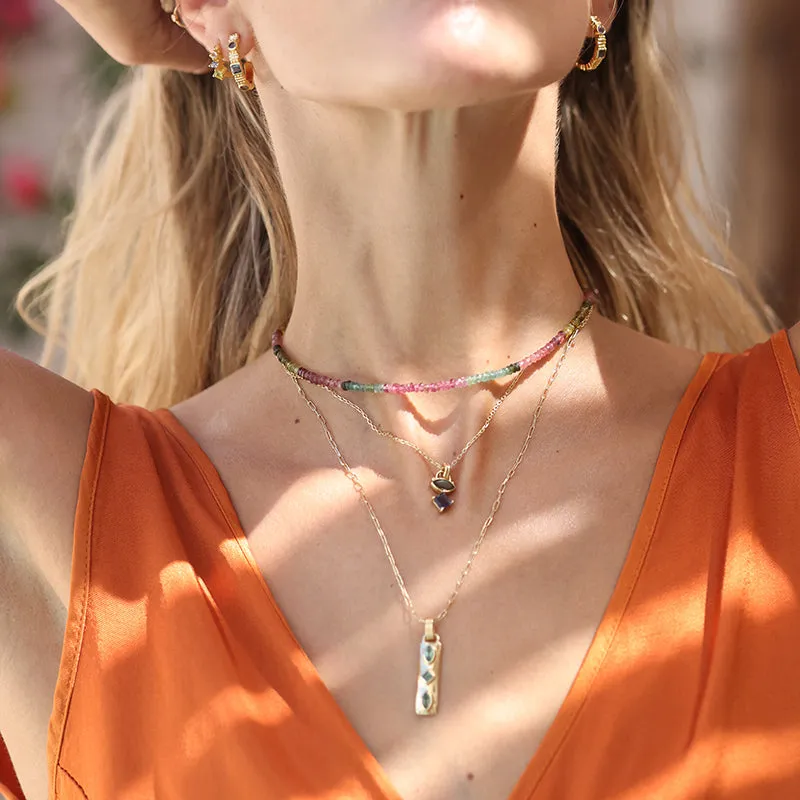 CORONET MOONSTONE NECKLACE