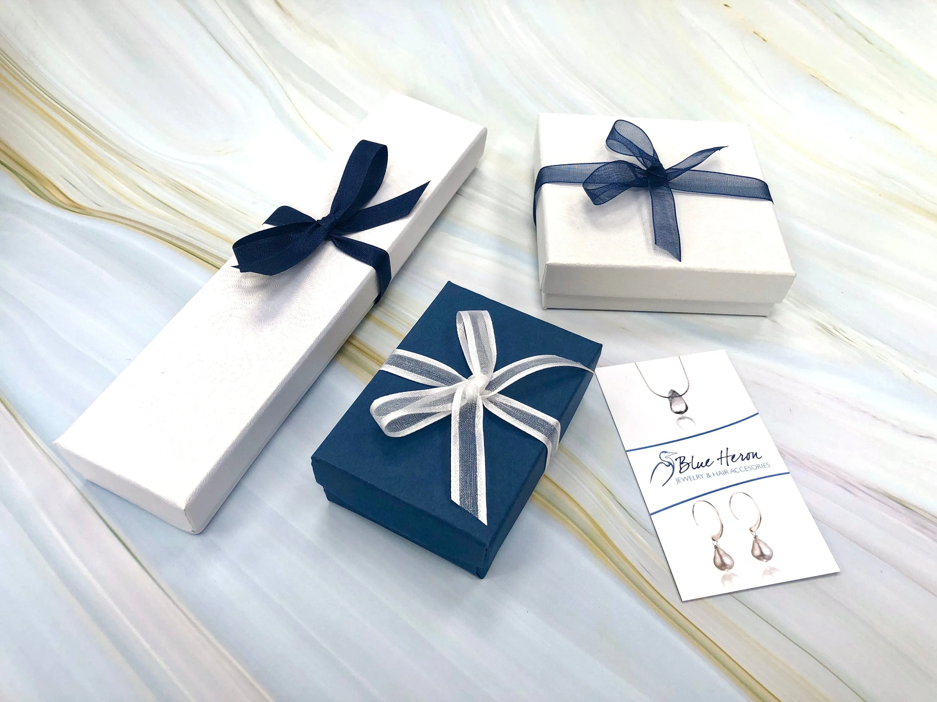 Dainty Blue Pearl Necklace Gold