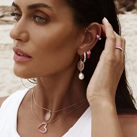 Fairley Rose Quartz Pearl Drops