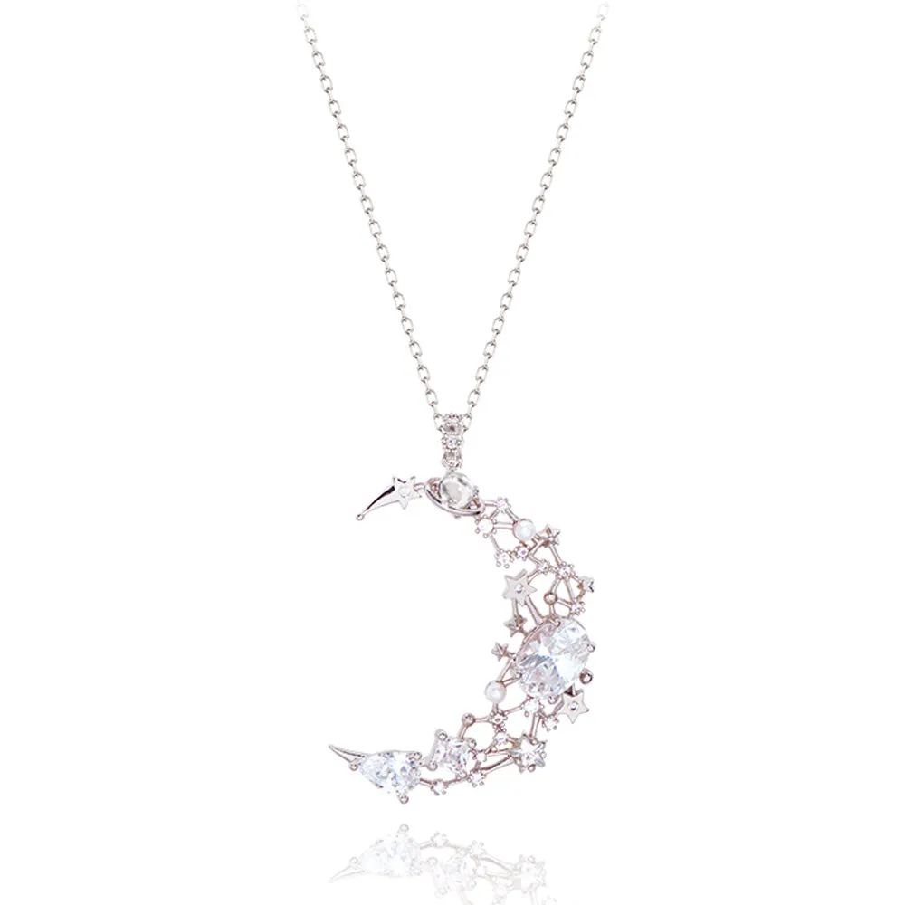 LUNA EFFECT Long Chain Necklace