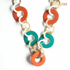Natural Handmade Jewelry J17485, Made by Buffalo Horn and Lacquer