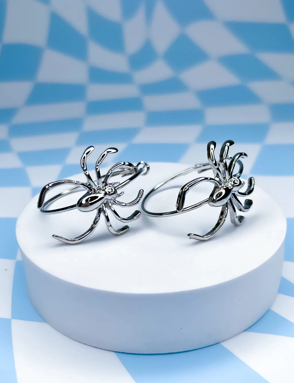 SPIDER HOOP EARRINGS