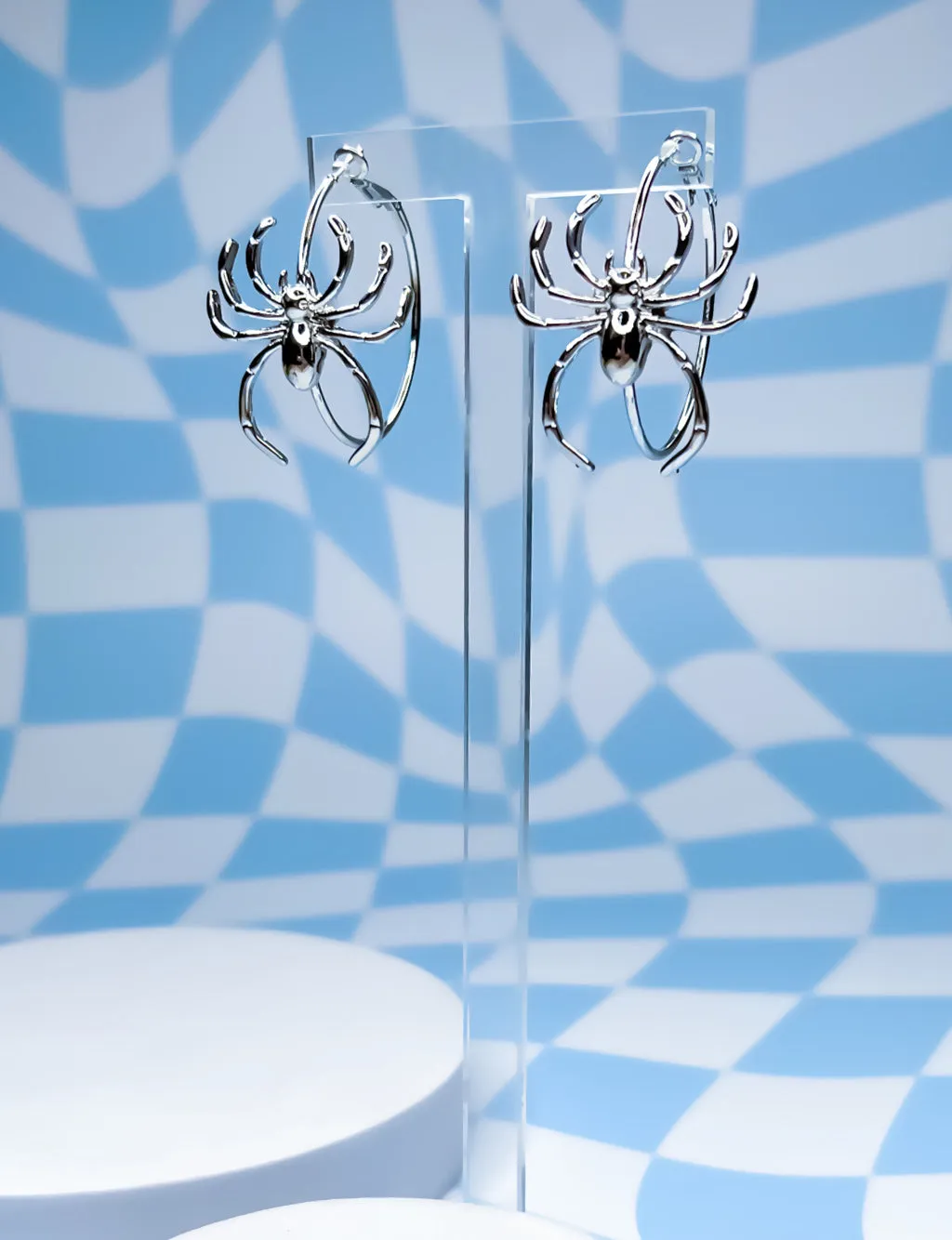 SPIDER HOOP EARRINGS