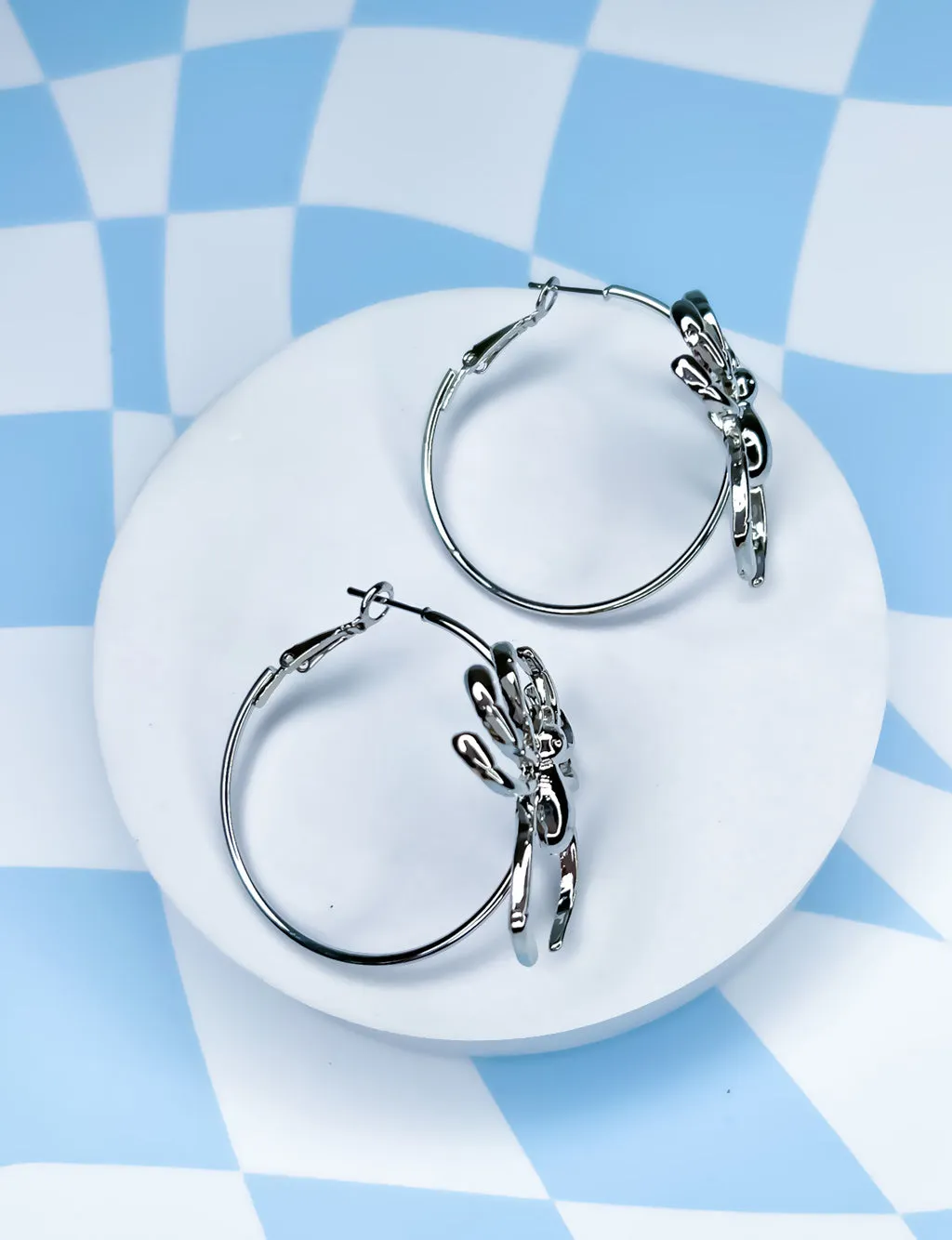 SPIDER HOOP EARRINGS