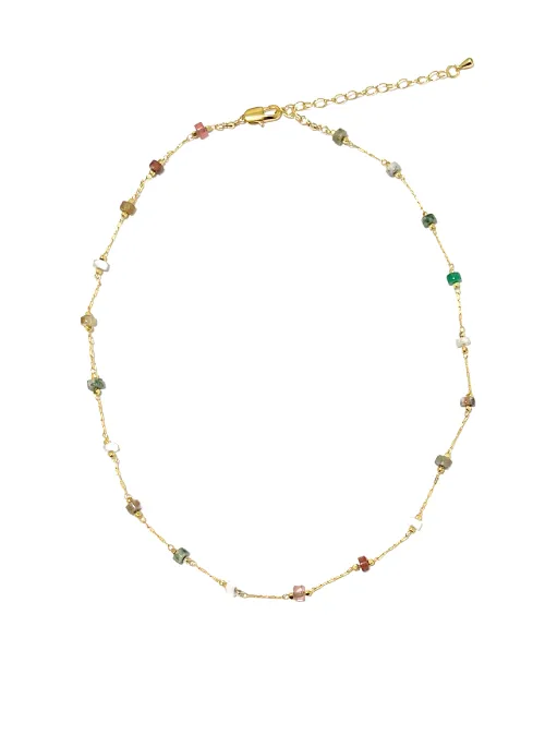 Trina Dainty Gemstone Necklace