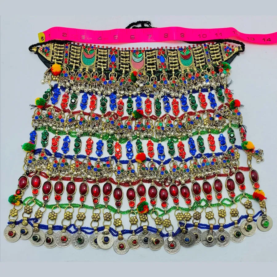 Vintage Multicolor Layered Choker Necklace